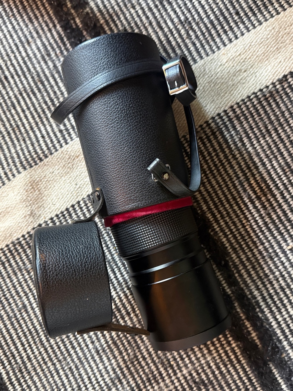 Minolta Konica Hexanon 200mm 3.5 lens with case